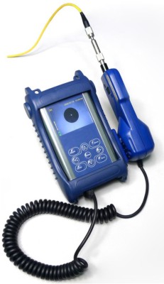 fiber microscope with fiber connector
